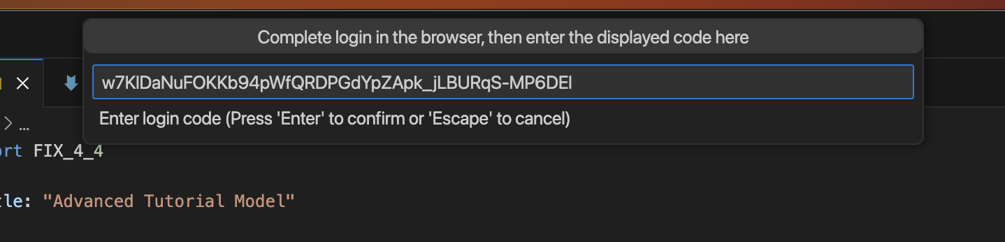 Generated documentation output in editor